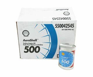 Synthetic Turbine Engine Oil: Aeroshell Turbine 500 - Quart Can