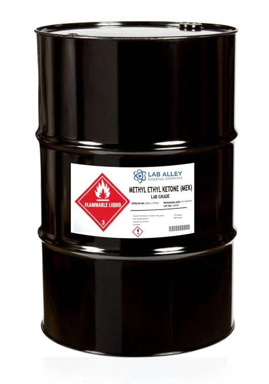 MEK ASTM-D740-11 Type I Clear Methyl Ethyl Ketone Solvent - 55 Gallon Drum