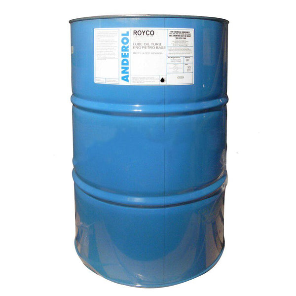 ROYCO® 555 Amber DOD-PRF-85734 Spec Synthetic Helicopter Transmission & Turbine Engine Oil - 55 Gallon Drum