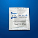 MIL-PRF-5606 Spec Red Petroleum Based Hydraulic StrutWipe - 6X6 Wipe