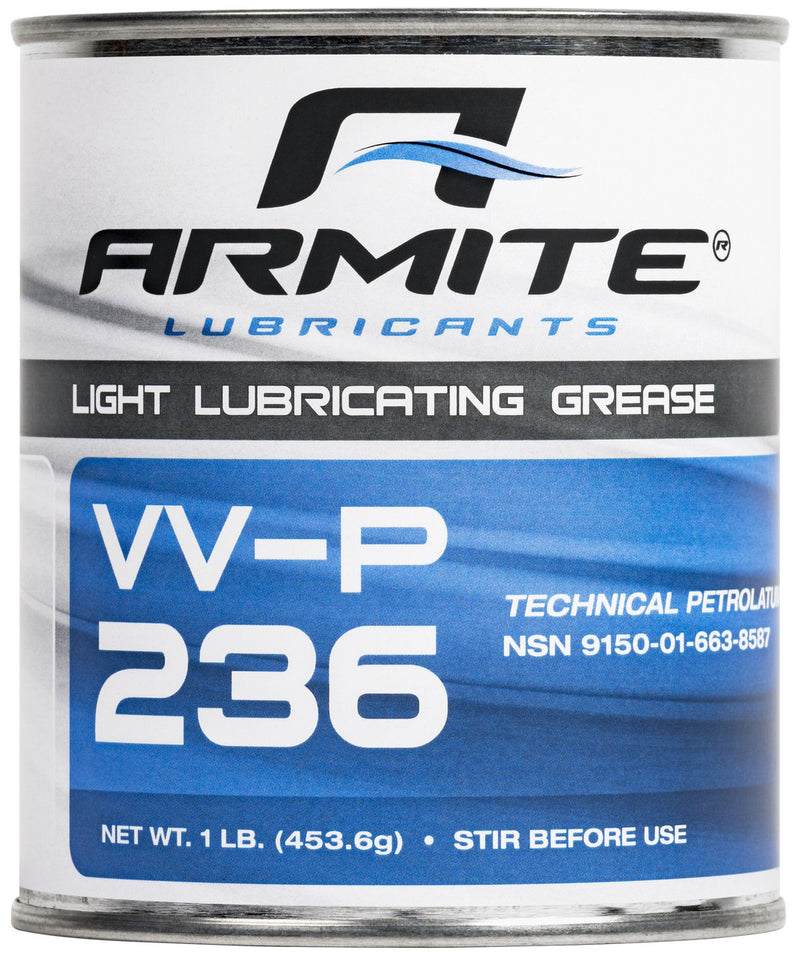 Armite VV-P-236A Reddish Technical Petrolatum Light Lubricating Grease - 1 lb Can