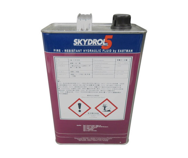 Skydrol® 5 Purple BMS3-11P Type V, Grade B & C Spec Fire Resistant Hydraulic Fluid - Gallon Can