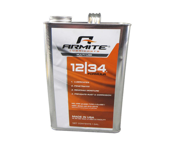 Armite MIL-PRF-81309H TYII CLI Amber 12|34 Miracle Formula Corrosion Preventive Compound - Gallon Can