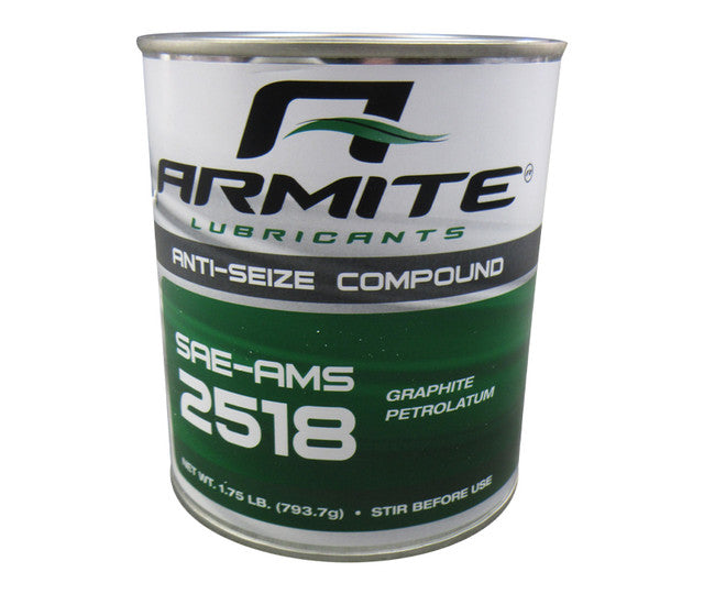 Armite Aerospace Standard AMS-2518D Gray Graphite Petrolatum Ant-Seize Compound - 1.75 lb Can