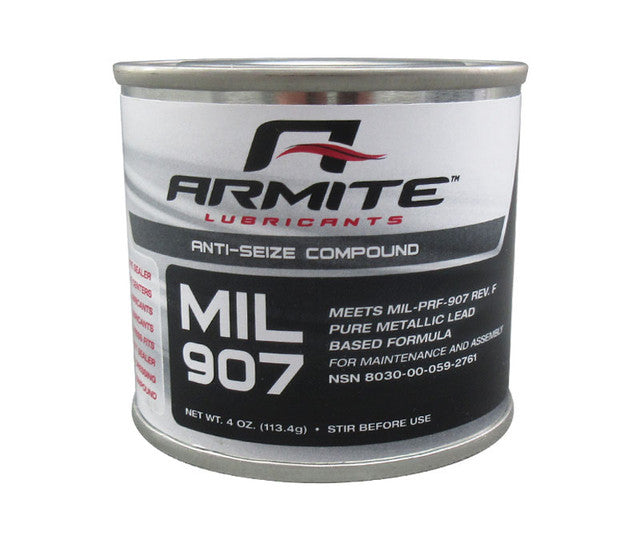 Armite MIL-PRF-907 Gray High-Temp Anti-Seize Compound - 4 oz Can