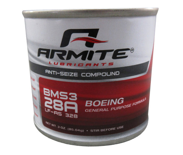 Armite BMS 3-28A (LF-AS 328) Gray General-Purpose Anti-Seize Compound - 3 oz Can