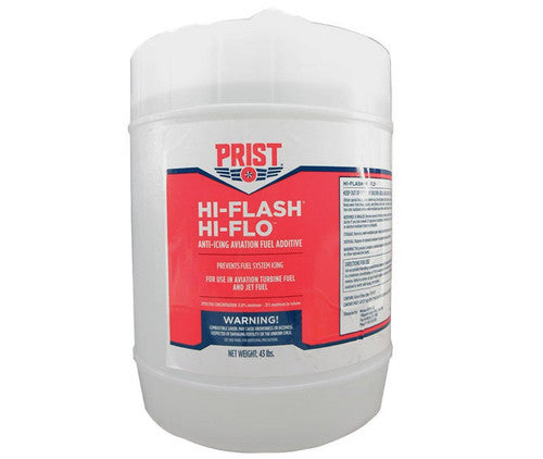 Prist 44637 HI-FLASH HI-FLO Anti-Icing Aviation Fuel Additive - 5 Gallon Pail