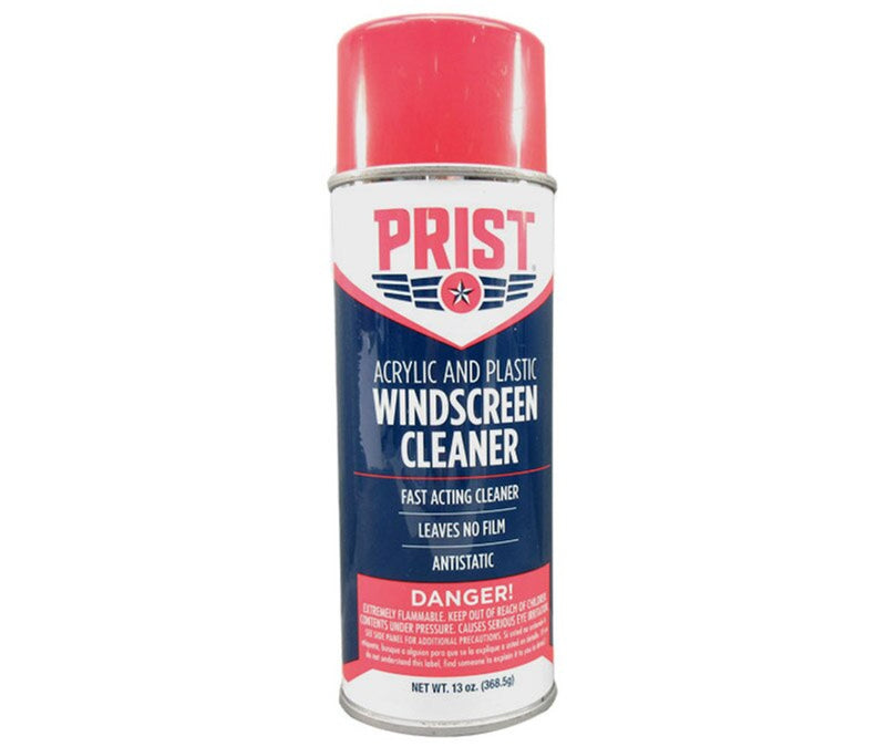 Prist PGC13 Acrylic and Plastic Aircraft Windscreen Cleaner - 13 oz Aerosol Can