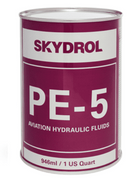 photo of Skydrol® PE-5 Purple BMS3-11P Type V, Grade A, Grade C Spec Aviation Hydraulic Fluid - Quart Can