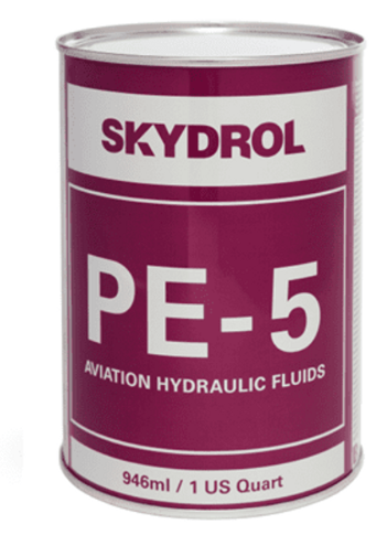 Skydrol® PE-5 Purple BMS3-11P Type V, Grade A, Grade C Spec Aviation Hydraulic Fluid - Quart Can