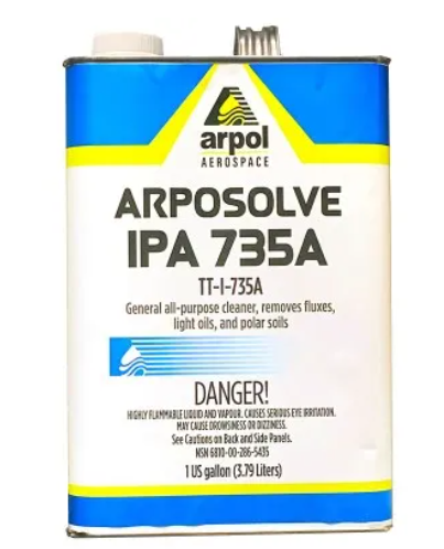 Aero Arposolve TT-I-735A 99% Isopropyl Alcohol - Gallon Can
