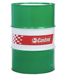 A green metal drum with a white label that includes the Castrol logo and product information.