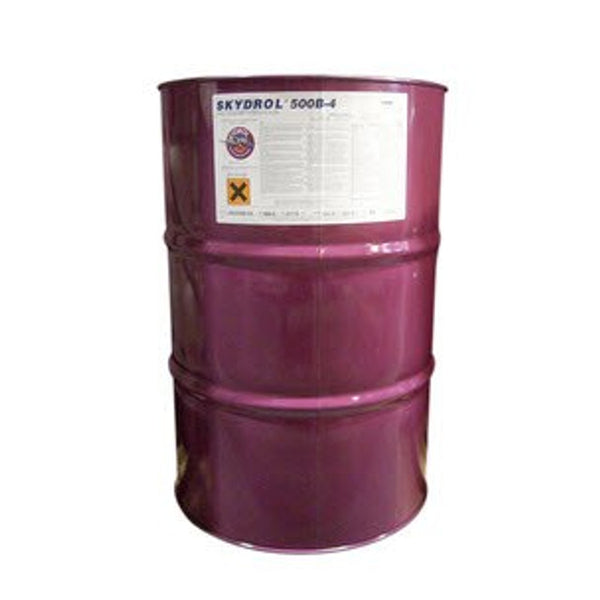 Skydrol® 500B-4 Purple BMS3-11P Type IV, Class 2 Spec Fire Resistant Hydraulic Fluid - 55 Gallon Drum