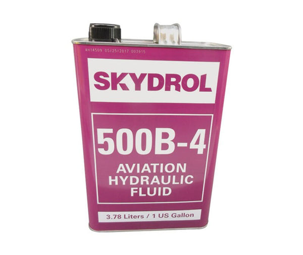 Skydrol® 500B-4 Purple BMS3-11P Type IV, Class 2 Spec Fire Resistant Hydraulic Fluid - Gallon Can