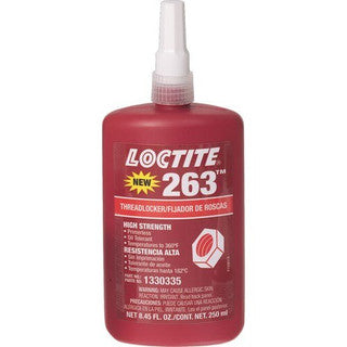 LOCTITE 263 THREADLOCKER 250 mL