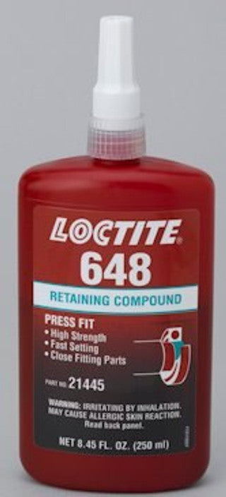 LOCTITE 648 RETAIN CMPND 250ML