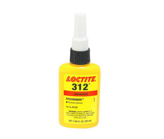 Henkel 31231 LOCTITE AA 312 SPEEDBONDER Amber Structural Adhesive - 50 mL (1.69 oz) Bottle
