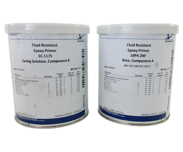 Akzo Nobel Mil-Spec Polyurethane Enamel Mil-Spec Polyurethane Enamel FS 16555 Gray MIL-PRF-85285E, Type I, Class H-2 Quart Kit