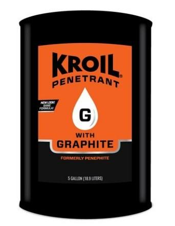 Kroil penetrating lubricant with graphite - 5 Gallon Pail