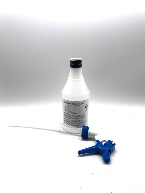 Military Specification TT-I-735A 90-100% Isopropyl Alcohol - 24oz Spray Bottle