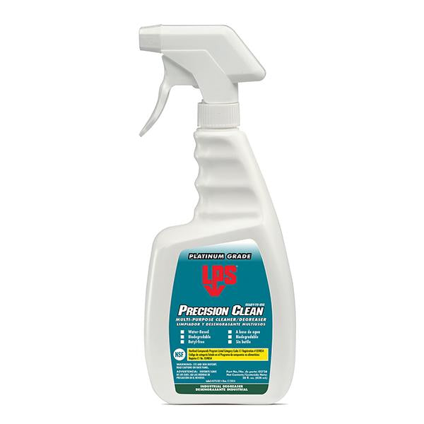 LPS Precision Clean Multi-Purpose Cleaner Degreaser - Quart Spray Bottle