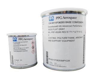 PPG DeSoto CA9311/FS#36293 Gray MIL-PRF-85285 Type I & IV Spec Fluorop