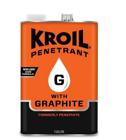 Kroil penetrating lubricant with graphite - Gallon Can