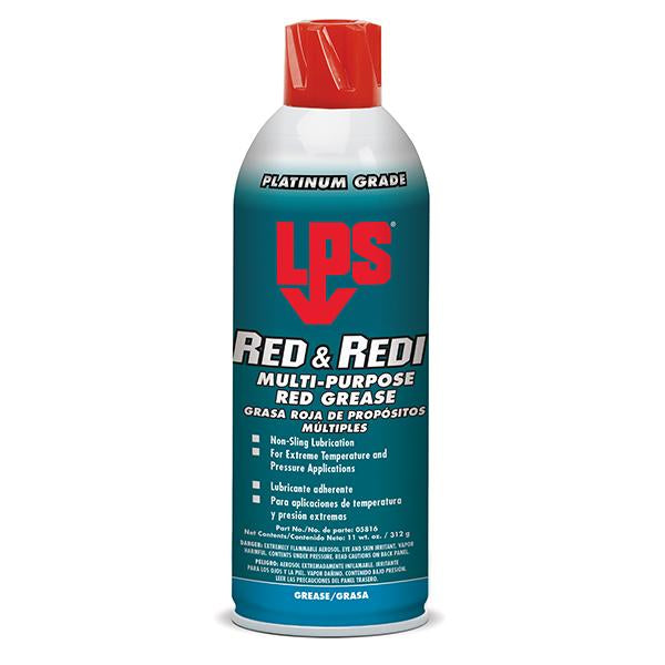 LPS Red & Redi Multi-Purpose Red Grease - AEROSOL