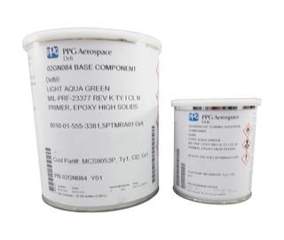 PPG Deft 02-GN-084 Green MIL-PRF-23377K Type I, Class N Spec Chrome-Free Epoxy Polyamide Primer - 3:1 Gallon Kit