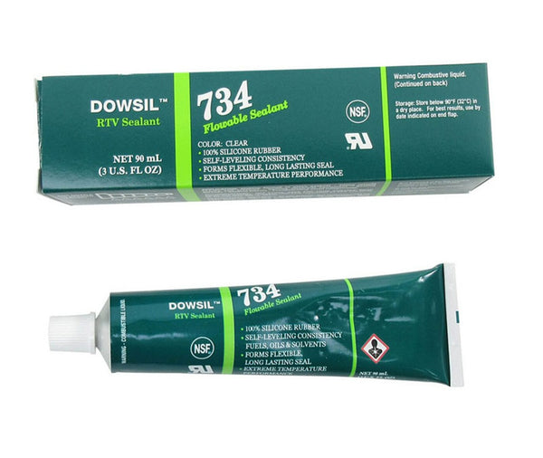 DOWSIL 734 Clear Flowable Sealant - 3oz Tube