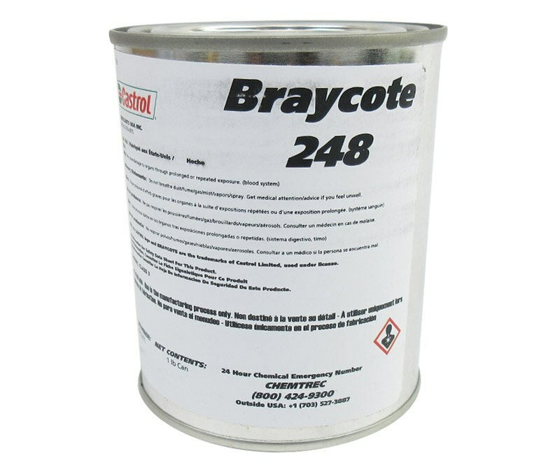 Castrol® Braycote™ 248 Amber MIL-C-11796C Class III Spec Hot Application Petrolatum Corrosion Preventive Compound - 1LB Can