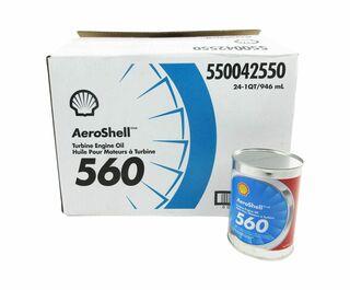 Synthetic Turbine Engine Oil: Aeroshell 560 - Quart Can