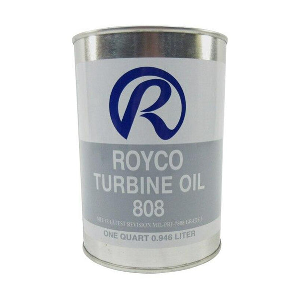 Royco 808 MIL-PRF-7808 Grade 3 Turbine Engine Oil - Quart Can