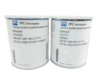 PPG Super Koropon 515X330 Green HMS 15-1197A Spec Fluid Resistant Interior Epoxy Primer - 1:1 Gallon Kit