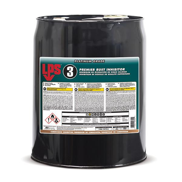 LPS® 3 MIL-PRF-16173E Grade 2 Class I Brown Long-Term Premier Rust Inhibitor - 5 Gallon Pail