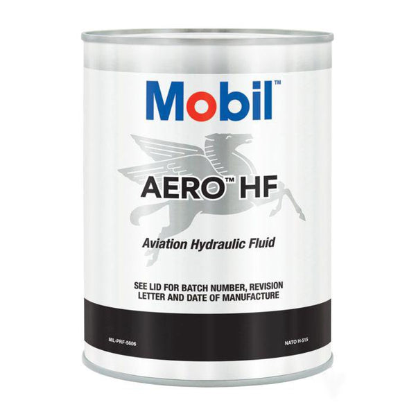 Mobil™ Aero™ HF Red MIL-PRF-5606H Amendment 3 Spec Aviation Hydraulic Fluid - Gallon Can