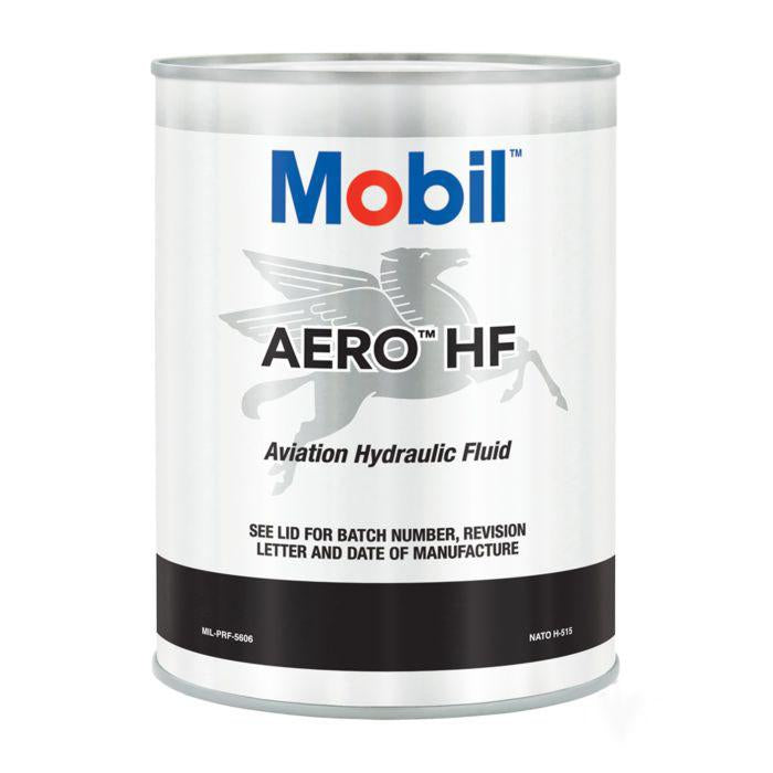 Mobil™ Aero™ HF Red MIL-PRF-5606H Amendment 3 Spec Aviation Hydraulic Fluid - Gallon Can