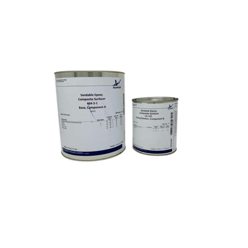 Akzo Nobel 467-9 Epoxy Filler Putty White ABP4-3135 - Gallon Kit