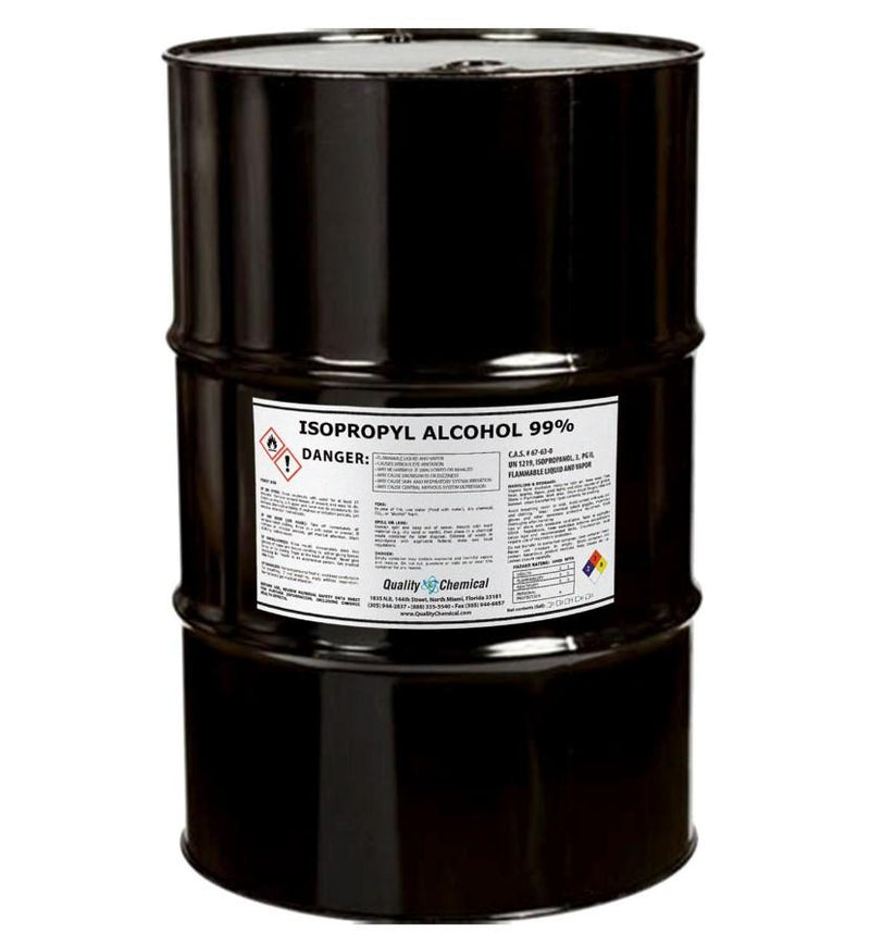 Military Specification TT-I-735A 90-100% Isopropyl Alcohol - 55 Gallon Drum