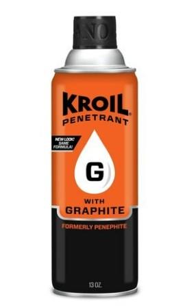 Kroil penetrating lubricant with graphite - 13oz Aerosol