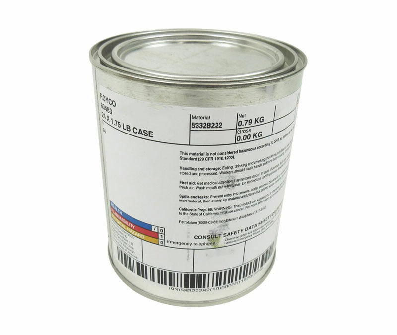 ROYCO® 81MS Gray MIL-DTL-25681E Spec Synthetic High Temperature Lubricant - 1.75LB Can