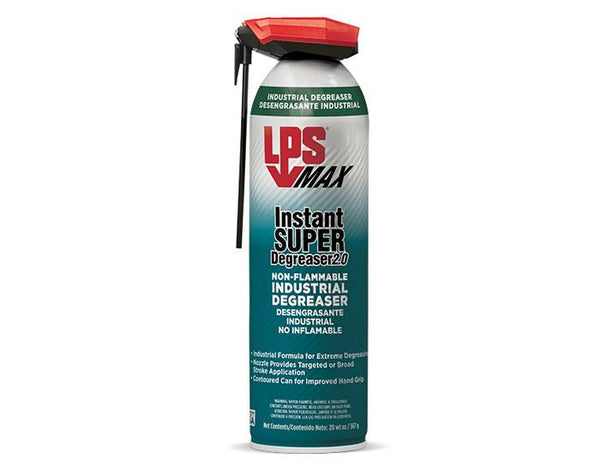 LPS® 97220 MAX Instant Super Degreaser 2.0 Non-Flammable Industrial Degreaser - 20oz Aerosol Can