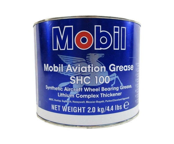 Mobilgrease™ SHC™ 100 Red Synthetic Aircraft Wheel Bearing Grease - 4.4LB Can